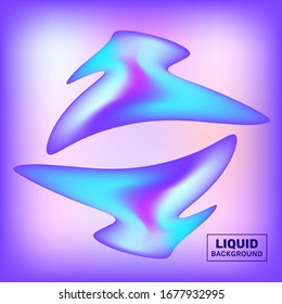 ABSTRACT BACKGROUND WITH LIQUID COLOR. GRADIENT BACKGROUND  MODERN COLORFUL STYLE VECTOR
