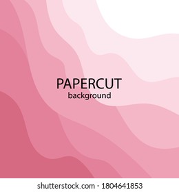 Abstract background. Liquid figures. Dynamic banner design. Paper cut