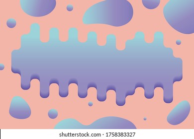 Abstract background Liquid flow And free shape color