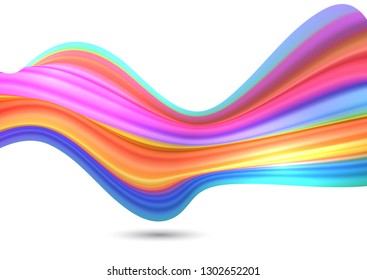Abstract background with a liquid flowing design