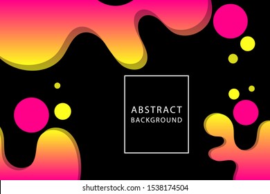 Abstract background with liquid fluid desain