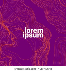 Abstract background with liquid lines. Applicable for Covers, Placards, Posters, Flyers, Banners etc.