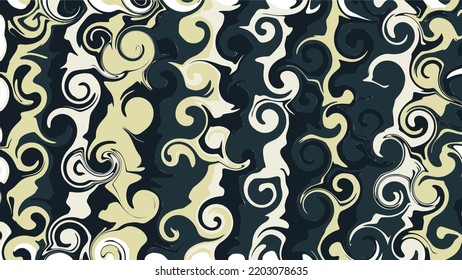 Abstract background liquid marble design vector