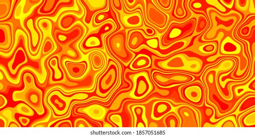 Abstract background with liquid metal or lava surface pixelated structure. Digital different clouds futuristic technology or science background