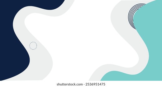 Abstract background liquid organic forms dynamic waves and circles, lines on white background. Vector illustration