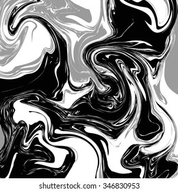 Abstract background with liquid paint. Stains of ink. Marble texture