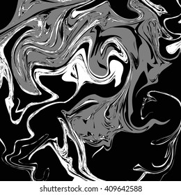 Abstract background with liquid paint. Stains of ink. Marble texture