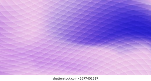 Fondo Abstractas de gradiente púrpura líquido en brillo oscuro con efecto de rayas. Refracción de vidrio rayado ondulado.