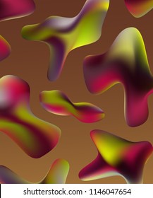 abstract background liquid shapes