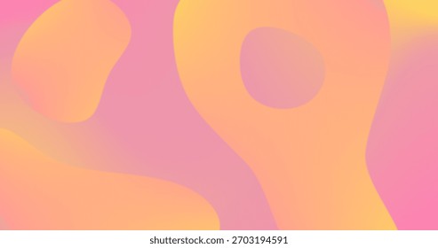 Abstract Background with Liquid Shapes and Copy Space Pastel Gradient Design