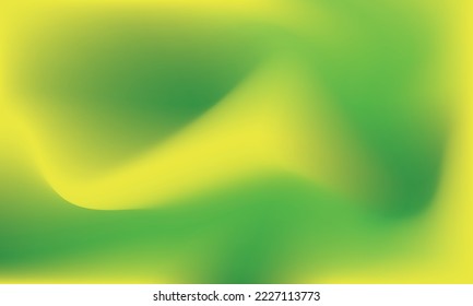 Abstract background with liquid style. A very modern wallpaper, suitable for advertising, banner, flyaer and other purposes. Gradient mesh green yellow lime fresh concept idea. Light pastel blurry.