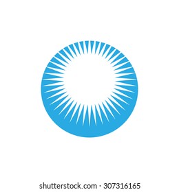 Abstract background. Logo design. Stock vector illustration. Outbox

