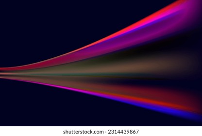 Abstract background of long explosure tale light on blue. Technology backgroud, abstract multicolor background with motion blur.