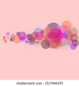 Abstract background looking like a bunch of balloons or colorful bubbles. Great for illustrations and wallpapers
