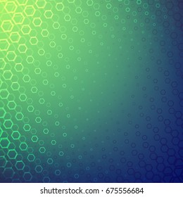 Abstract background with lots of geometric shapes. The illusion of depth to the space.