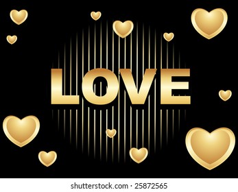abstract background with love
