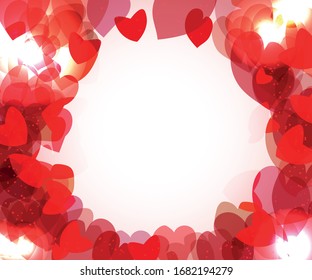 abstract background with love hearts for your design