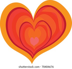 Abstract background of love. Illustration