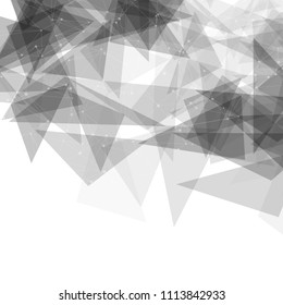 Abstract background with a low poly geometric design