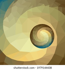 Abstract background in low poly style vector illustration