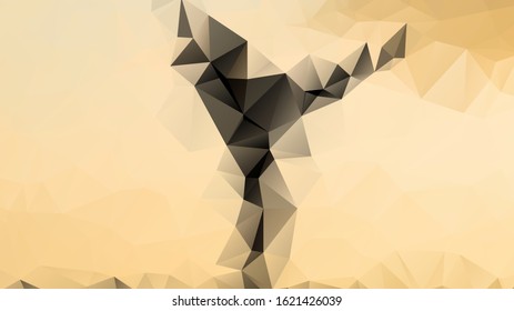 Abstract Background , Low Poly Background texture