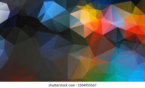 Abstract Background , Low Poly Background . vector blurry triangle texture. Brand new colorful illustration in with gradient. Brand new style for your business design.
