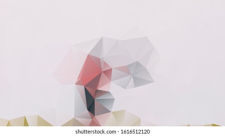 Abstract Background. Low Poly Background. Vector triangle texture.