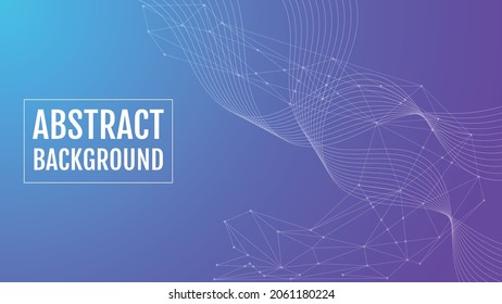 Antecedentes abstractos, de bajo perfil con fondo ondulado