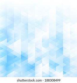 Abstract background. Lowpoly vector illustration. Used meshes and transparency layers of particles