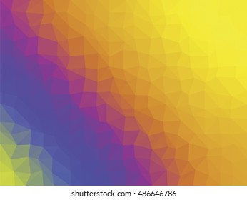 Abstract background. Lowpoly vector illustration. Triangle mesh concept colored.