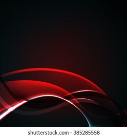 abstract background luminescence wave with glow effects