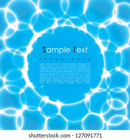 Abstract background. luminescent bubbles. eps10
