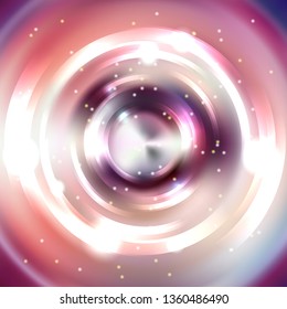Abstract background with luminous swirling backdrop. Shiny swirl background. Intersection curves. Pastel pink, white colors.