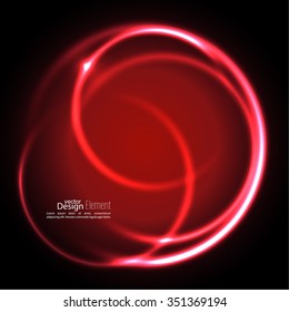 Abstract background with luminous swirling backdrop. 