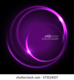 Abstract background with luminous swirling backdrop. 
