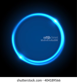 Abstract background with luminous swirling backdrop.