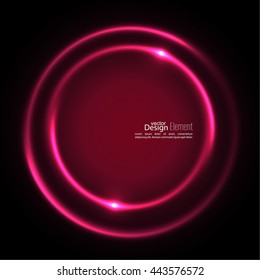 Abstract background with luminous swirling backdrop. 
