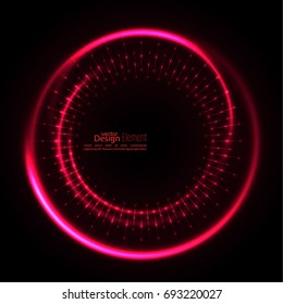 Abstract background with luminous swirling backdrop. Glowing spiral. 