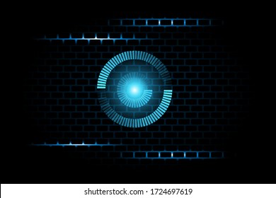 Abstract background. luminous swirling. Elegant glowing circle. Big data cloud. Light ring.