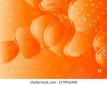 Abstract background lush lava geometric, Vector illustration and design for fabrics, textile, wallpaper, and backgrounds design concept.