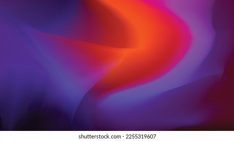 arrière-plan abstrait à l'ambiance luxueuse et moderne avec un mélange de rouge, d'orange, de violet et de noir