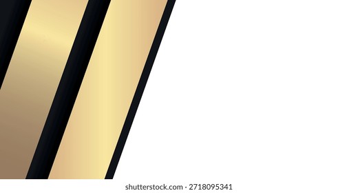 Fondo Abstractas con lujosas Formas geométricas doradas superpuestas. Diseño de Ilustración vectorial de Premium para presentación, Anuncio, portada, Web, folleto, tarjeta y póster. EPS. 7