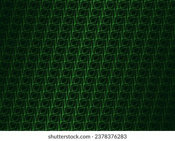 The abstract background is luxurious and shiny green.	
