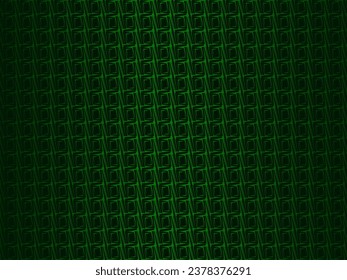 The abstract background is luxurious and shiny green.	