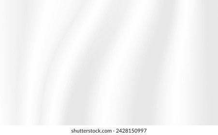 Abstract background, luxurious white fabric or fluid waves or folds of satin silk background. White silk fabric.