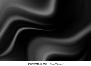 Abstract background luxury black fabric or liquid wave. Wavy folds of silk texture. Luxury vector background or elegant wallpaper.