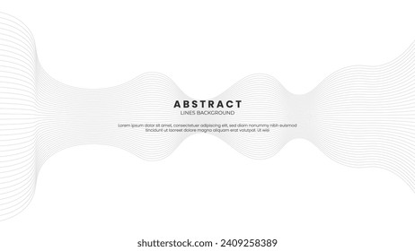 Abstract background of luxury black lines banner slides background