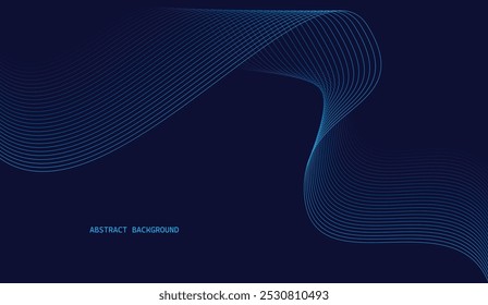 Abstract background luxury dynamic wavy lines