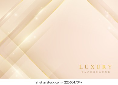 abstrakter Hintergrund der luxuriösen goldenen dynamischen Linien und der hellen Funkeln
