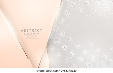 fondo abstracto de lujo oro Plata Moderno